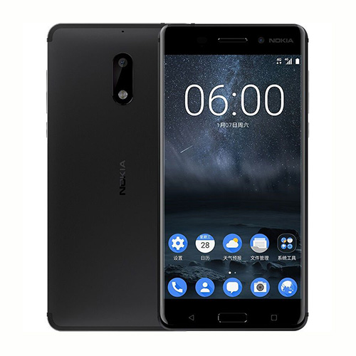 nokia 诺基亚 Nokia6 智能功放芯片，快速充电，原生Android操作系统，2.5D弧面玻璃